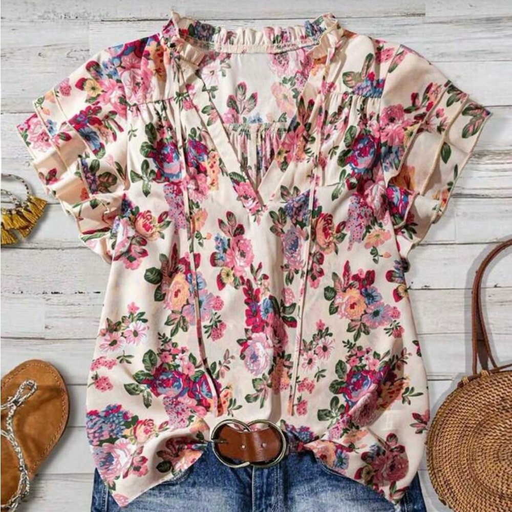 Floral Print Blouse